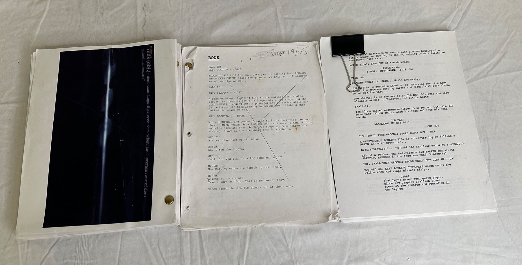 Road Script Set Set of 4