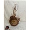 Image 2 : Group of assorted decorative items - includes 2 original miniature Tsonokwa masks by Artie George Ca