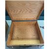 Image 3 : Set of 2 wooden cases - approx. 15in wide x 12in depth x 6in height & 21in wide x 18in depth x 8in h