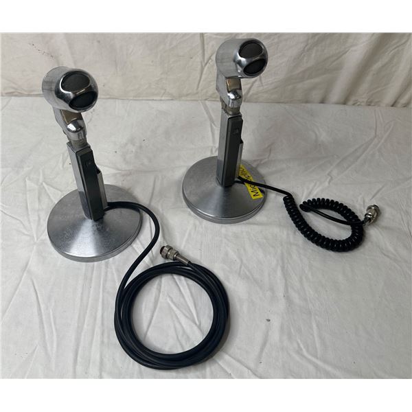 Set of 2 vintage microphones