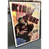 Image 1 : Vintage King Kong framed poster - approx. 22in x 32in