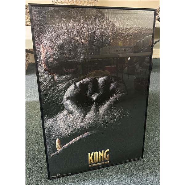 Vintage King Kong framed poster - approx. 23in x 34 1/2in