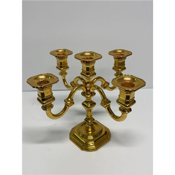 Antique brass candles holder