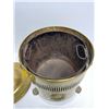 Image 3 : Antique brass coal bucket w/ lid - approx. 16 1/2in tall x 13in wide