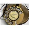 Image 2 : Vintage brass turn dial telephone - Made in England