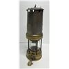 Image 1 : Antique miner's brass lamp w/ little padlock & keys