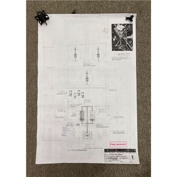  American Gangster  - Group of assorted set drawings