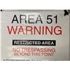 Image 2 : Area 51 Warning poster (contents not included)