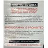 Image 3 : Area 51 Warning poster (contents not included)