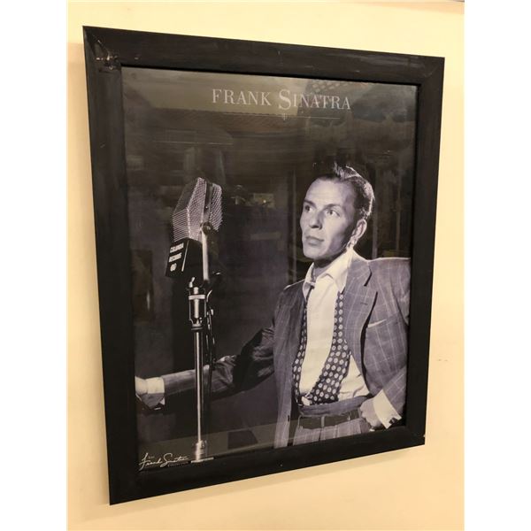 Frank Sinatra framed poster approx. 19in 22in