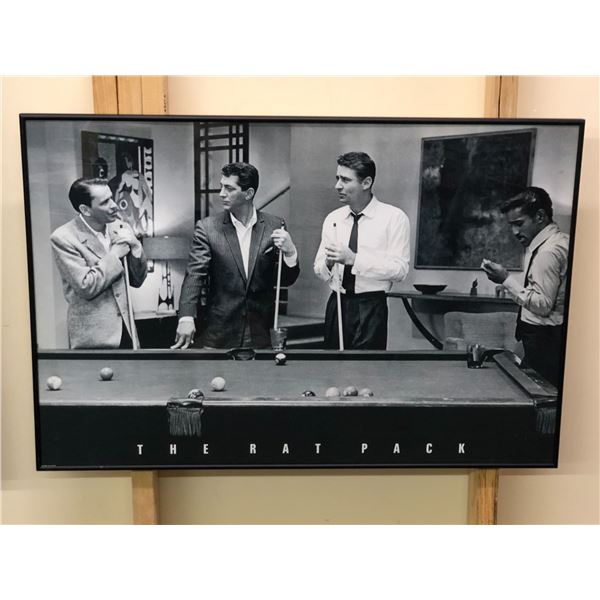 The Rat Pack framed picture approx. 36in 24in