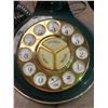 Image 2 : VINTAGE MICROTEL Green PUSH BUTTON FAUX ROTARY PRINCESS PEDESTAL CORDED PHONE