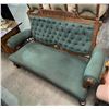 Image 2 : Carved and sculpted victorian settee 67in W