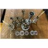 Image 2 : Group of 8 vintage decorative candle holders