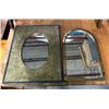 Image 2 : Group of 2 mirrors and vintage backsplash