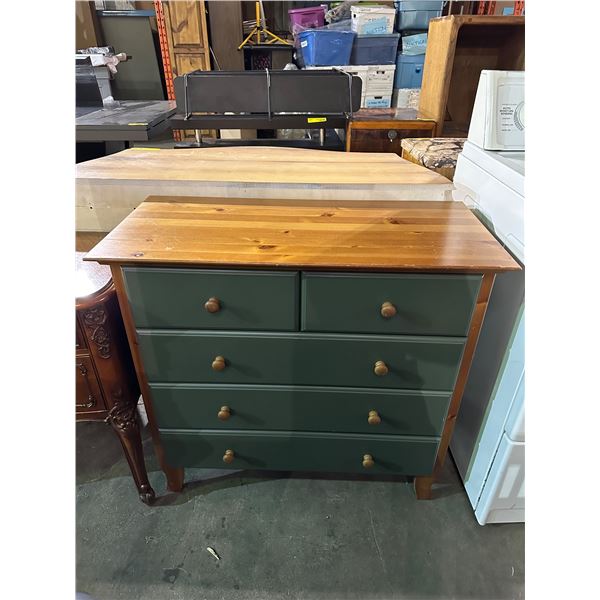 Vintage set deck 5 drawer sideboard