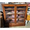 Image 1 : Large vintage display case approx. 50in W