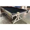 Image 2 : Playcraft slate pool table 101in L 57in W (sill damaged in shipping)