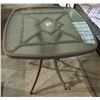 Image 2 : NEW Ratana Bar glass top patio table 36 x 36