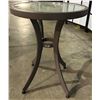 Image 2 : NEW Ratana round glass top patio table 23in diameter