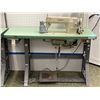 Image 2 : Mason - sewing machine w/ sewing machine table - model: KM-250A (approx 48" W x 20" L x 30" H)