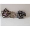 Image 1 : LOT OF 3 VINTAGE BROOCHES
