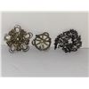 Image 3 : LOT OF 3 VINTAGE BROOCHES