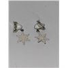 Image 1 : ADORABLE SNOWFLAKE CLIP ON EARRINGS