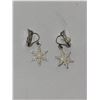 Image 2 : ADORABLE SNOWFLAKE CLIP ON EARRINGS