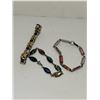 Image 1 : LOT OF 3 VERY PRETTY BRACELETS
