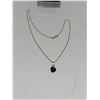 Image 1 : 925 SILVER NECKLACE WITH MARCASITE PENDANT