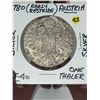 Image 2 : 1780 EARLY STRIKE AUSTRIA 1 THALER EF40