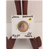 2000 BAHAMAS 25 CENT COIN AU50