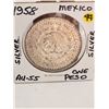 Image 2 : 1958 MEXICO 1 PESO SILVER AU55