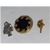 Image 1 : LOT OF 3 MISC VINTAGE COSTUME JEWELLERY