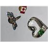 Image 2 : LOT OF MISC PINS AND BROOCHES