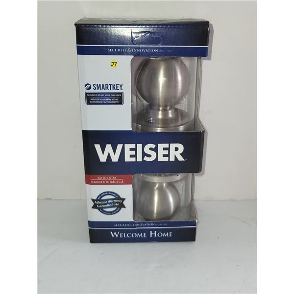 NEW WEISER SMART KEY LOCK ASSEMBLY