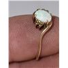 Image 3 : 10K GOLD AND DIAMOND AND OPAL ESTATE RING