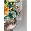Image 8 : MASSIVE LARGE CAPODIMONTE FLORAL CENTREPIECE