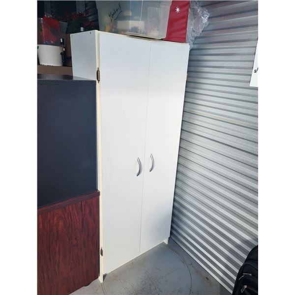 SMALLER WHITE PANTRY CABINET