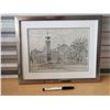 Image 1 : FRAMED PENCIL RENDERING BY CHERYL ROY