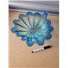 Image 1 : MCM BLUE GLASS DECOR TRAY
