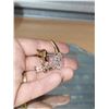 Image 1 : GOLD GILDED CRYSTAL DOG