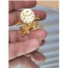 Image 3 : GOLD GILDED CRYSTAL FROG
