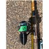 Image 2 : LOT OF 2 VINTAGE FISHING RODS AND REELS
