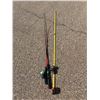 Image 1 : LOT OF 2 VINTAGE FISHING RODS AND REELS.