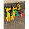 LOT OF 5 WATER GUNS