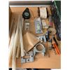 Image 1 : BOX OF MISC HARDWARE AND PAINT TRAY