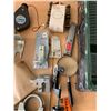 Image 3 : BOX OF MISC HARDWARE AND PAINT TRAY