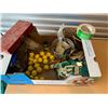 Image 1 : LOT OF GARDENING GLOVES, GOLF BALLS